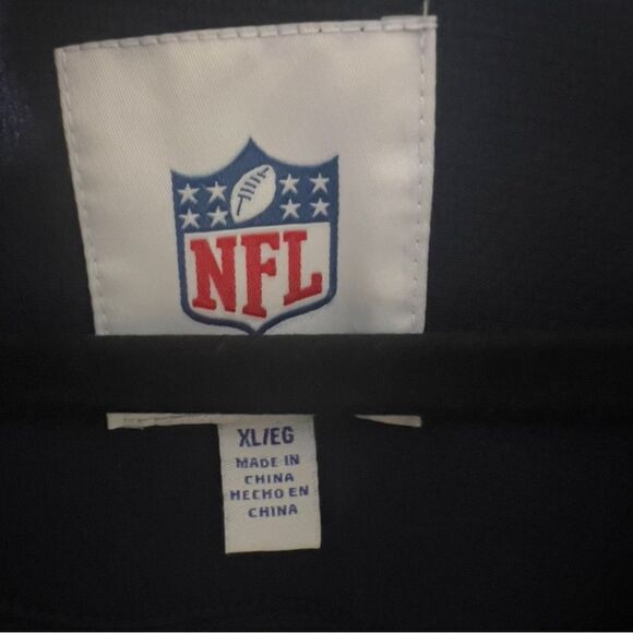 NFL Mens Seattle Seahawks Navy Green Full Zip Fleece Lined Jacket Extra Large - Picture 3 of 8